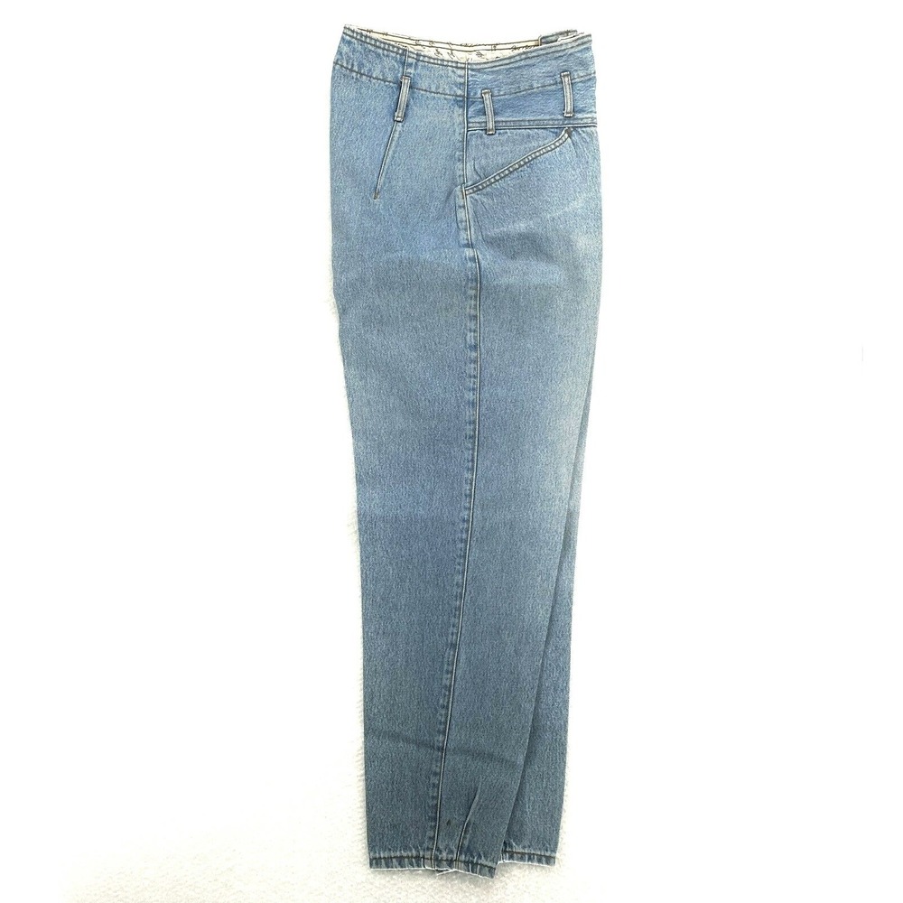 Vintage Bill Blass Jeans High Rise Tapered Light‎ Wash Denim Mom Jeans Women 10